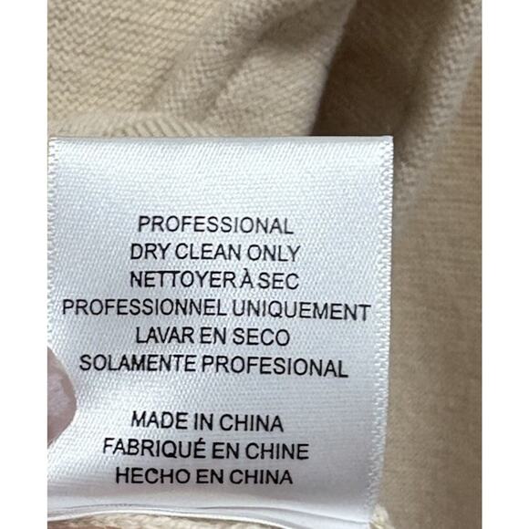 Sachin and Babi Charmaine Knit Embellished Merino Wool Sweater Honey XS NWT - Picture 11 of 11